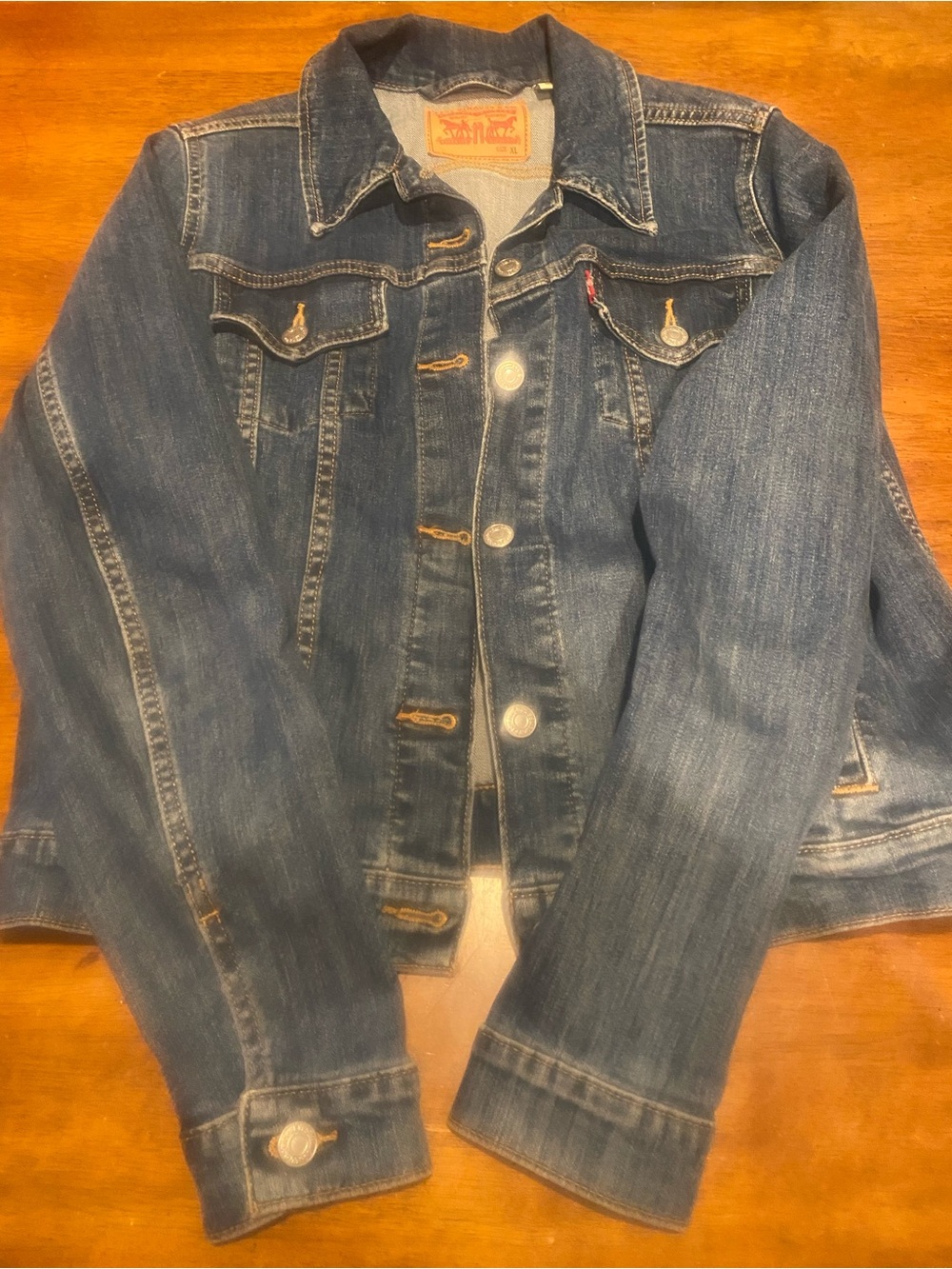 Levi's Dark Blue Denim Trucker Jacket